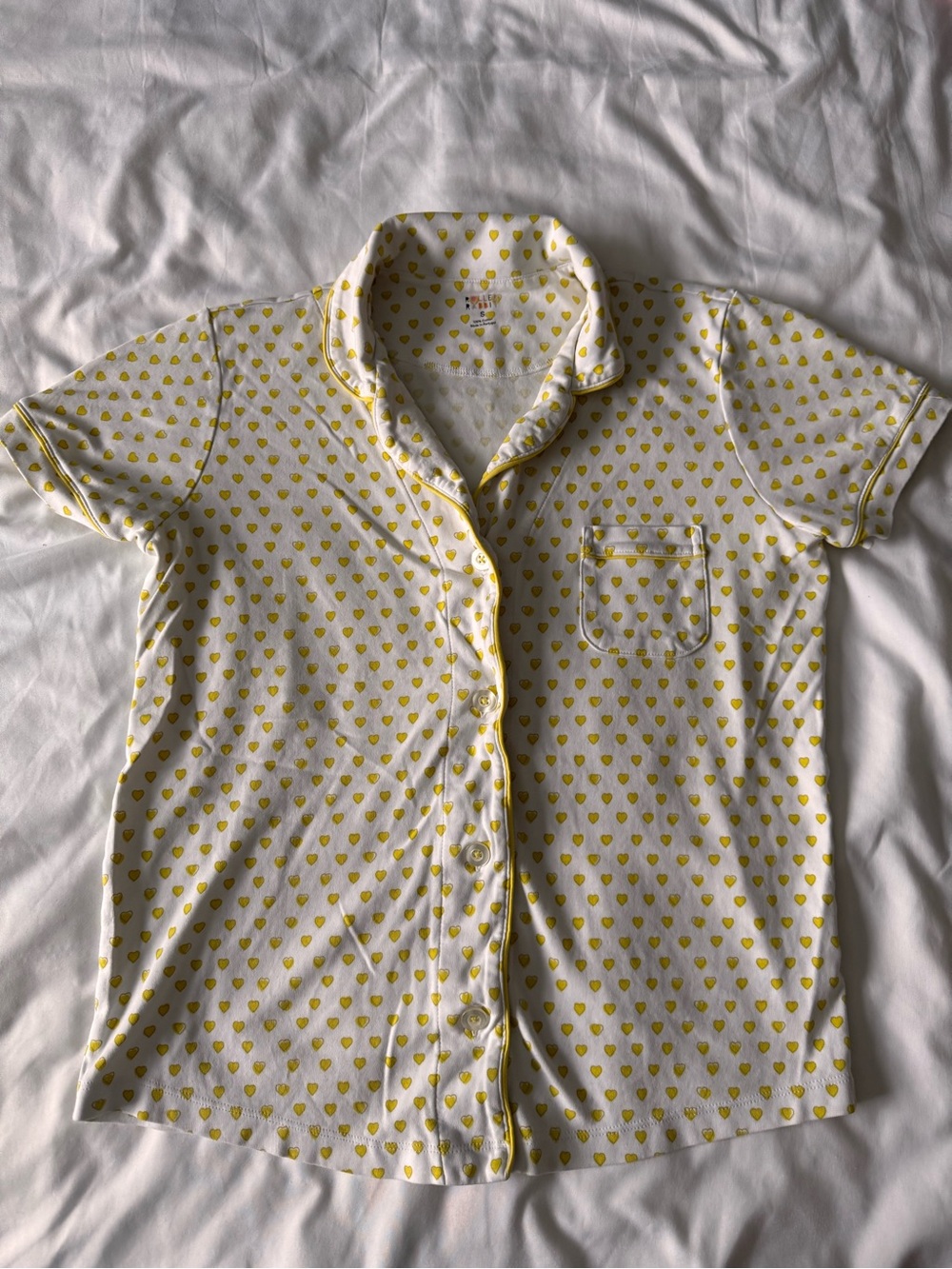 Roller Rabbit Yellow Heart Polo Shirt